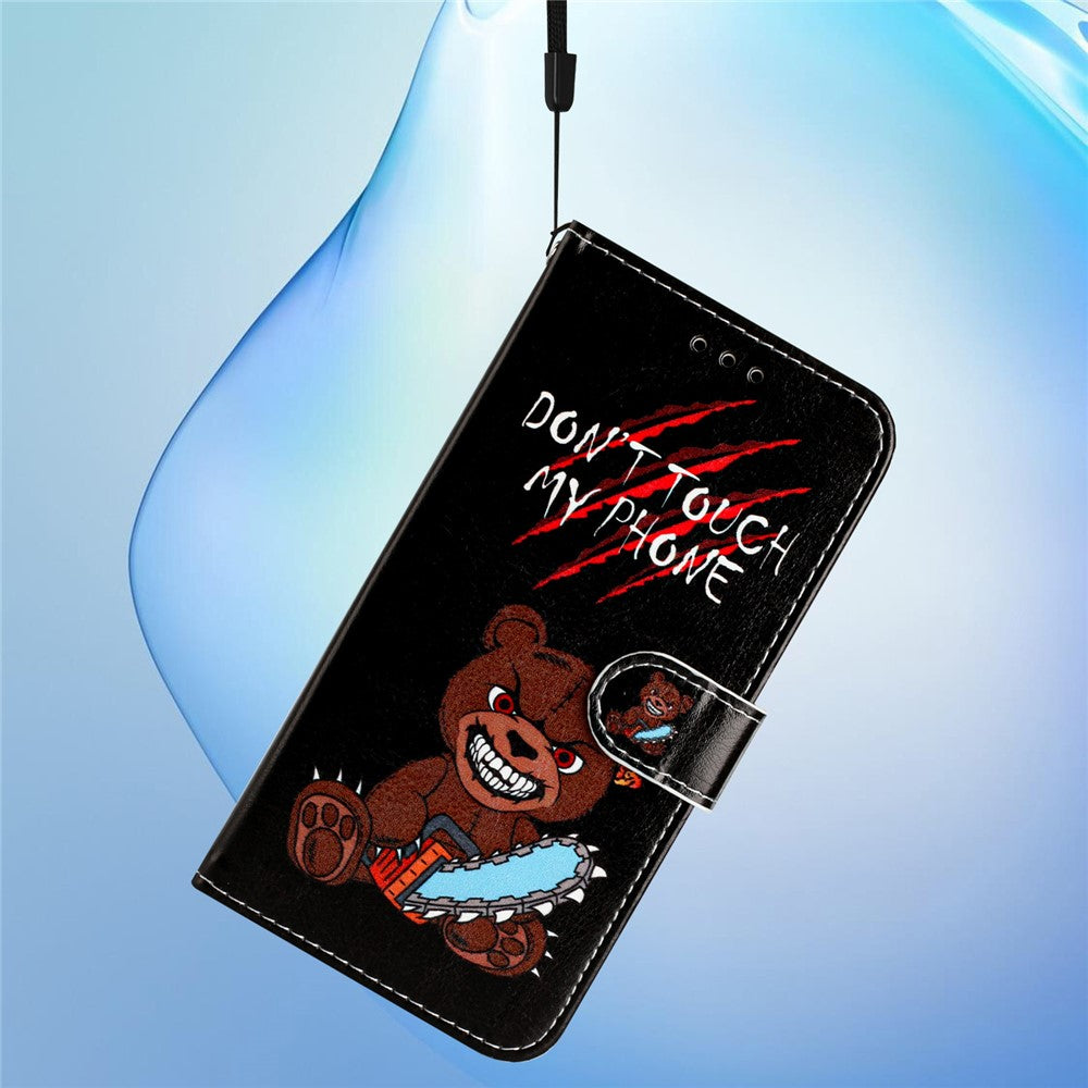 For Xiaomi Redmi Note 14 4G (163.25mm) Wallet Case Printed Pattern Design Leather Phone Cover