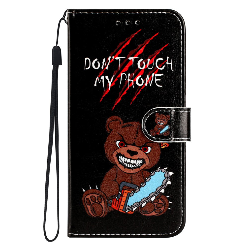 For Xiaomi Redmi Note 14 4G (163.25mm) Wallet Case Printed Pattern Design Leather Phone Cover