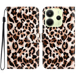 For Xiaomi Redmi Note 14 4G (163.25mm) Wallet Case Printed Pattern Design Leather Phone Cover