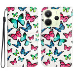 For Xiaomi Redmi Note 14 4G (163.25mm) Wallet Case Printed Pattern Design Leather Phone Cover