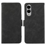 ABEEL For Samsung Galaxy S25 Edge Case PU Leather Folio Stand View RFID Blocking Phone Cover
