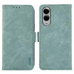 ABEEL For Samsung Galaxy S25 Edge Case PU Leather Folio Stand View RFID Blocking Phone Cover