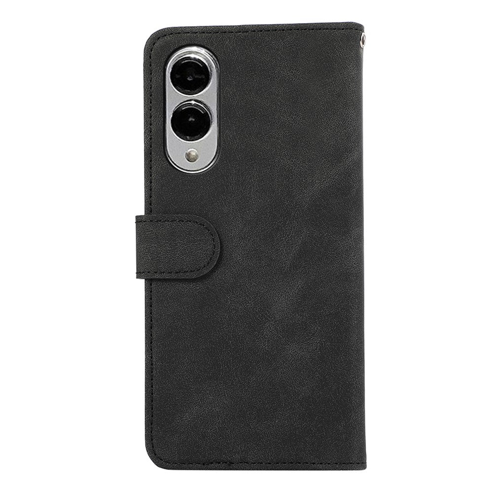 ABEEL For Samsung Galaxy S25 Edge Case Color Splicing Leather Flip Phone Cover RFID Blocking