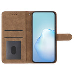For Xiaomi Redmi Note 14 4G (163.25mm) Case Flip Leather Retro Phone Cover Lines Imprinted