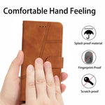 For Xiaomi Redmi Note 14 4G (163.25mm) Case Flip Leather Retro Phone Cover Lines Imprinted