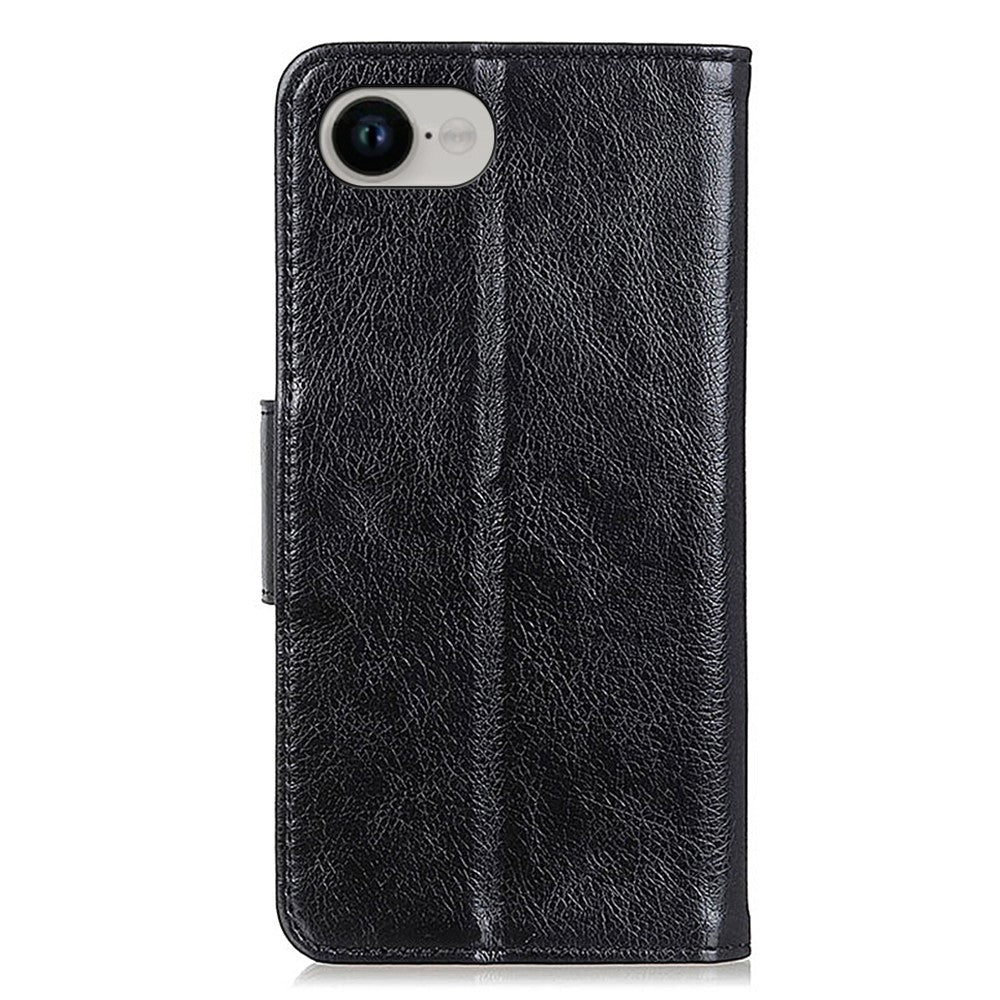 For iPhone 17th / 16th Case Nappa Texture Split Leather Wallet Phone Cover