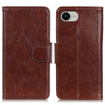 For iPhone 17th / 16th Case Nappa Texture Split Leather Wallet Phone Cover