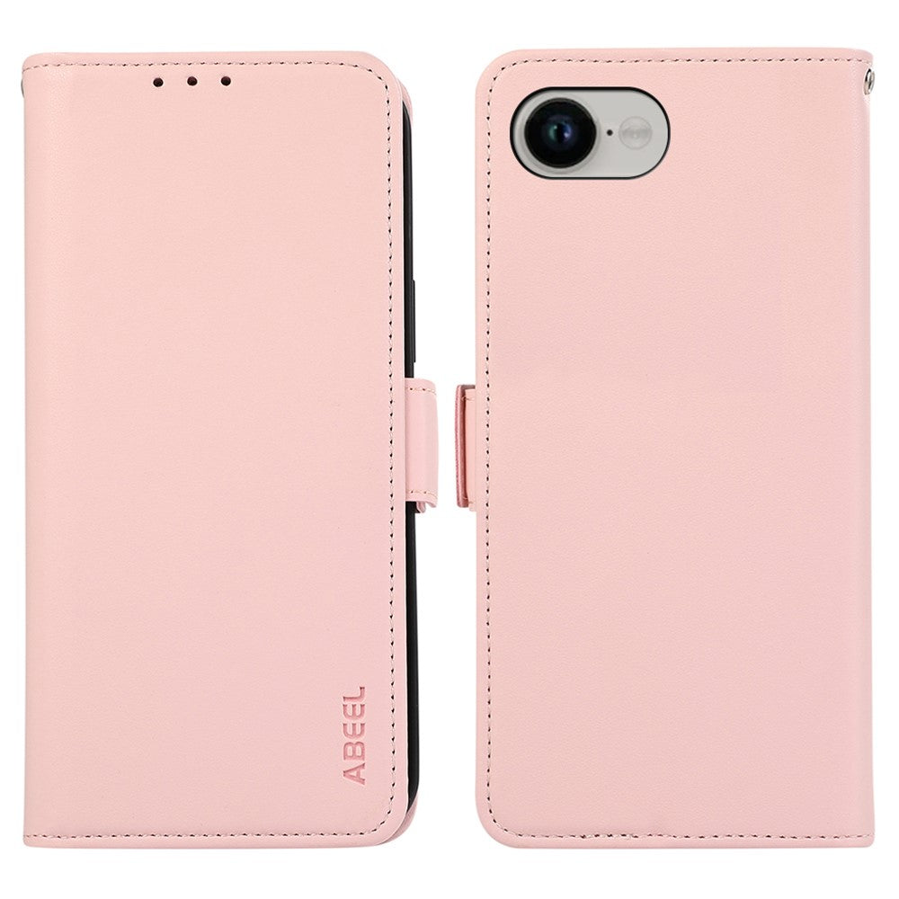 ABEEL For iPhone 17th / 16th Gen Case Leather Phone Cover with RFID Blocking Wallet