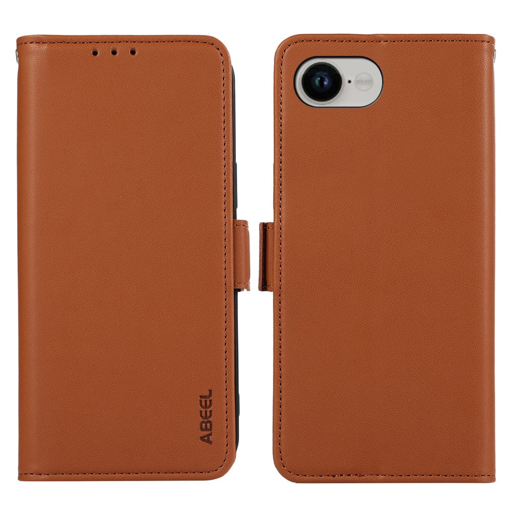 ABEEL For iPhone 17th / 16th Gen Case Leather Phone Cover with RFID Blocking Wallet