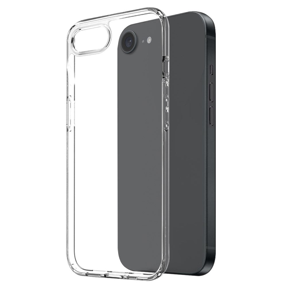 NORTHJO For iPhone 17th / 16th Clear Case Soft TPU Phone Cover with Tempered Glass Screen Protector