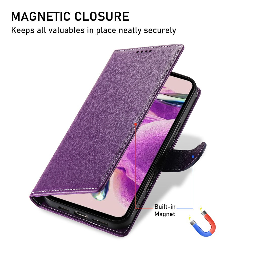 For Xiaomi 14T Pro Stand Case Litchi Texture Leather Wallet Phone Cover Magnetic Snap