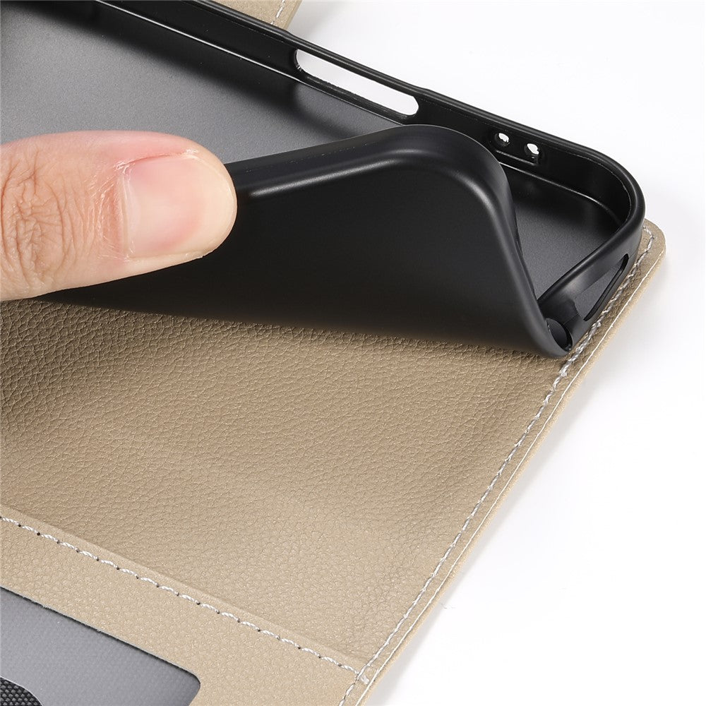 For Xiaomi 15 Pro Case Litchi Texture Leather Wallet Phone Cover Magnetic Snap