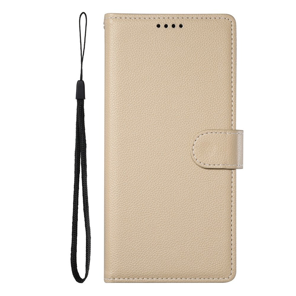 For Xiaomi 15 Pro Case Litchi Texture Leather Wallet Phone Cover Magnetic Snap