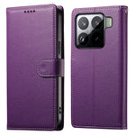 For Xiaomi 15 Pro Case Litchi Texture Leather Wallet Phone Cover Magnetic Snap