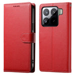 For Xiaomi 15 Pro Case Litchi Texture Leather Wallet Phone Cover Magnetic Snap