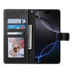 For Xiaomi Redmi Note 14 4G (163.25mm) Stand Case Litchi Texture Leather Wallet Phone Cover Magnetic Snap