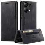 AUTSPACE For Xiaomi Redmi Note 13 Pro 4G Wallet Case  A01 Leather Stand Cover with RFID Blocking Card Holder