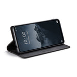 AUTSPACE For Xiaomi Redmi Note 13 Pro 4G Wallet Case  A01 Leather Stand Cover with RFID Blocking Card Holder