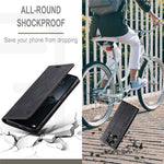 AUTSPACE For Xiaomi Redmi Note 13 Pro 4G Wallet Case  A01 Leather Stand Cover with RFID Blocking Card Holder