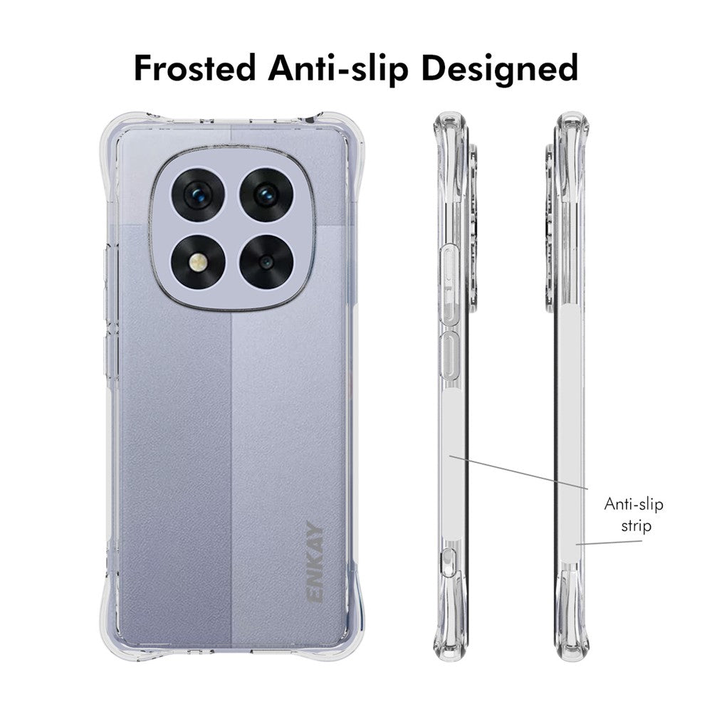 ENKAY HAT PRINCE For Xiaomi Redmi Note 14 Pro 4G Clear Phone Case   Shockproof Anti-slip TPU Cover