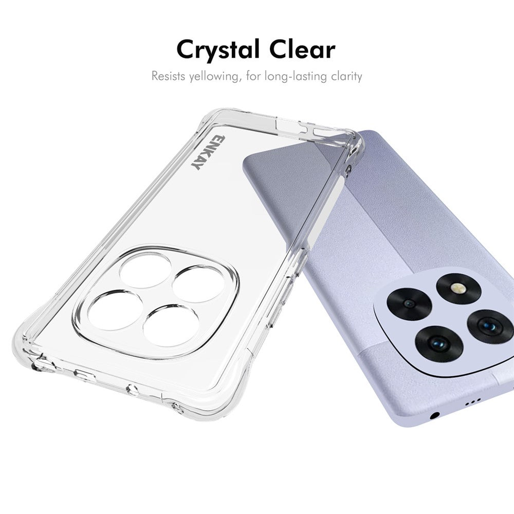 ENKAY HAT PRINCE For Xiaomi Redmi Note 14 Pro 4G Clear Phone Case   Shockproof Anti-slip TPU Cover