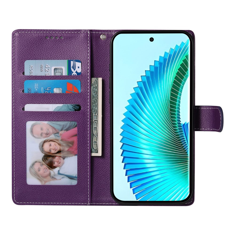 DF-012 Case for Honor X60 Pro 5G / X9c 5G / Magic7 Lite 5G Leather Cover Litchi Texture Wallet Stand Phone Shell