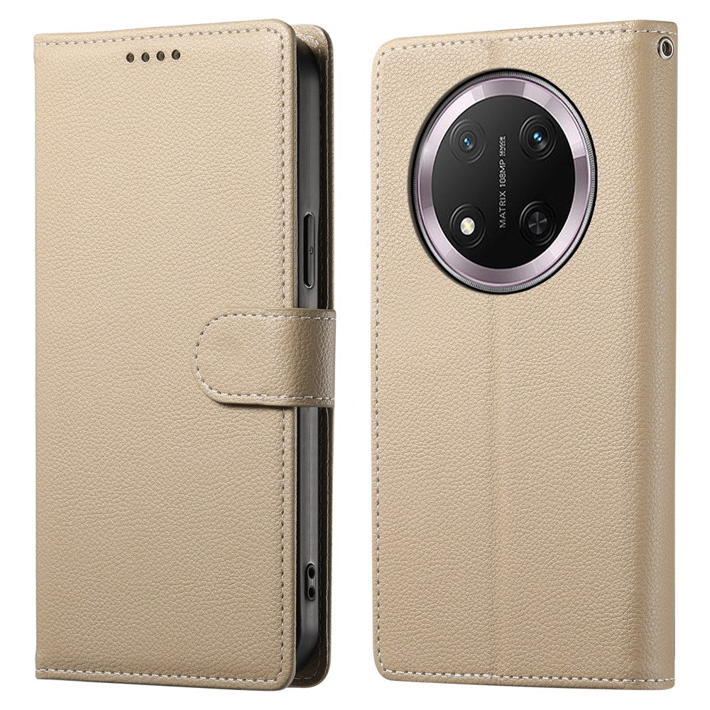 DF-012 Case for Honor X60 Pro 5G / X9c 5G / Magic7 Lite 5G Leather Cover Litchi Texture Wallet Stand Phone Shell