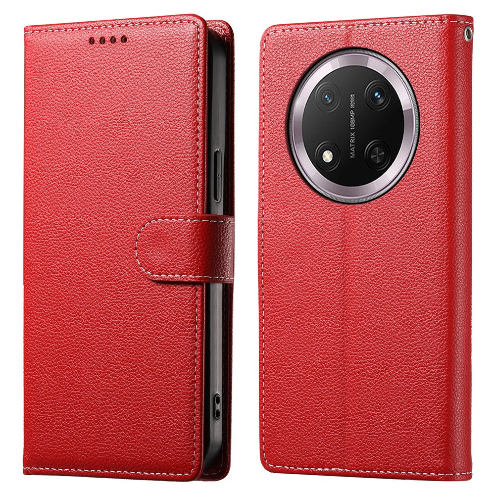 DF-012 Case for Honor X60 Pro 5G / X9c 5G / Magic7 Lite 5G Leather Cover Litchi Texture Wallet Stand Phone Shell