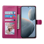 DF-012 För OnePlus Nord CE4 5G Skal Litchi Textur Läder Magnetspänne Plånboksfodral