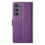 DF-012 For Samsung Galaxy S23 FE Case Litchi Texture Leather Wallet Stand Phone Cover