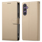 DF-012 For Samsung Galaxy S23 FE Case Litchi Texture Leather Wallet Stand Phone Cover