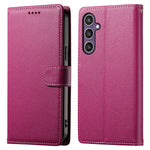 DF-012 For Samsung Galaxy S23 FE Case Litchi Texture Leather Wallet Stand Phone Cover