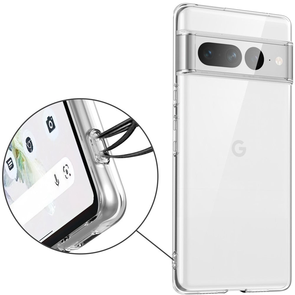 Soft TPU Case for Google Pixel 7 Pro 5G, Anti-fingerprint Scratch-resistant Transparent Phone Cover