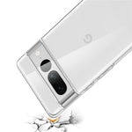 Soft TPU Case for Google Pixel 7 Pro 5G, Anti-fingerprint Scratch-resistant Transparent Phone Cover