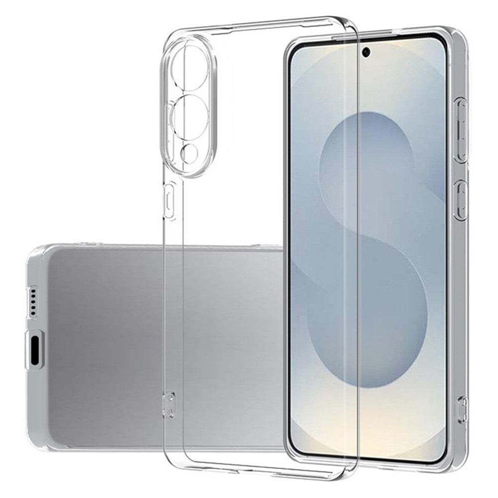 Samsung Galaxy S25 Edge Bakstycke Ultratunt Flexibelt TPU Genomskinligt mobilskal
