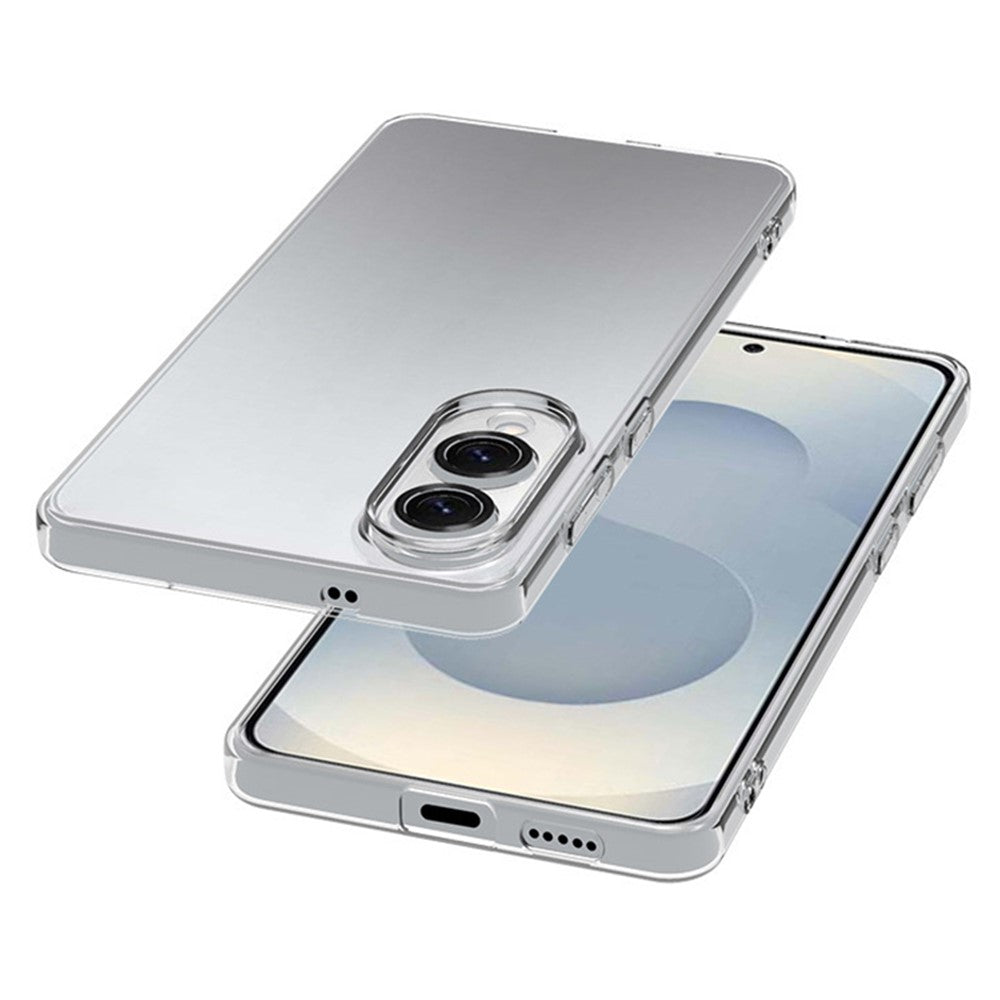 Samsung Galaxy S25 Edge Bakstycke Ultratunt Flexibelt TPU Genomskinligt mobilskal