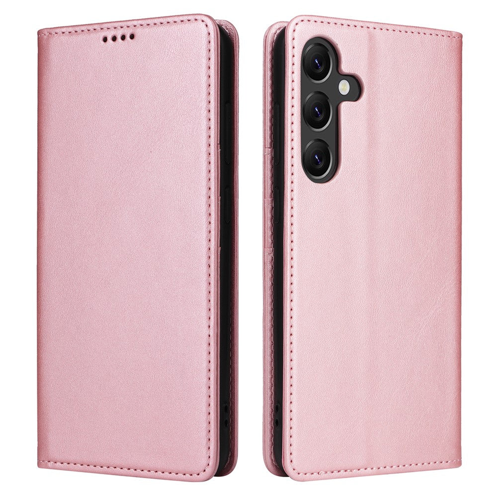 Till Samsung Galaxy A56 5G Fodral RFID-blockerande mobilplånbok i PU-läder