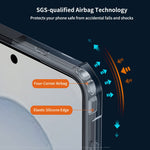 XUNDD För Samsung Galaxy S25 Slim / S25 Edge Skal Stoppsäkert TPU + Akryl Genomskinligt Baksida Mobilskal