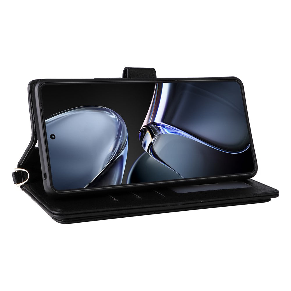 Til Asus Zenfone 12 Ultra 5G Pung-etui med Skulder-/Håndrem Læder Telefoncover Stand
