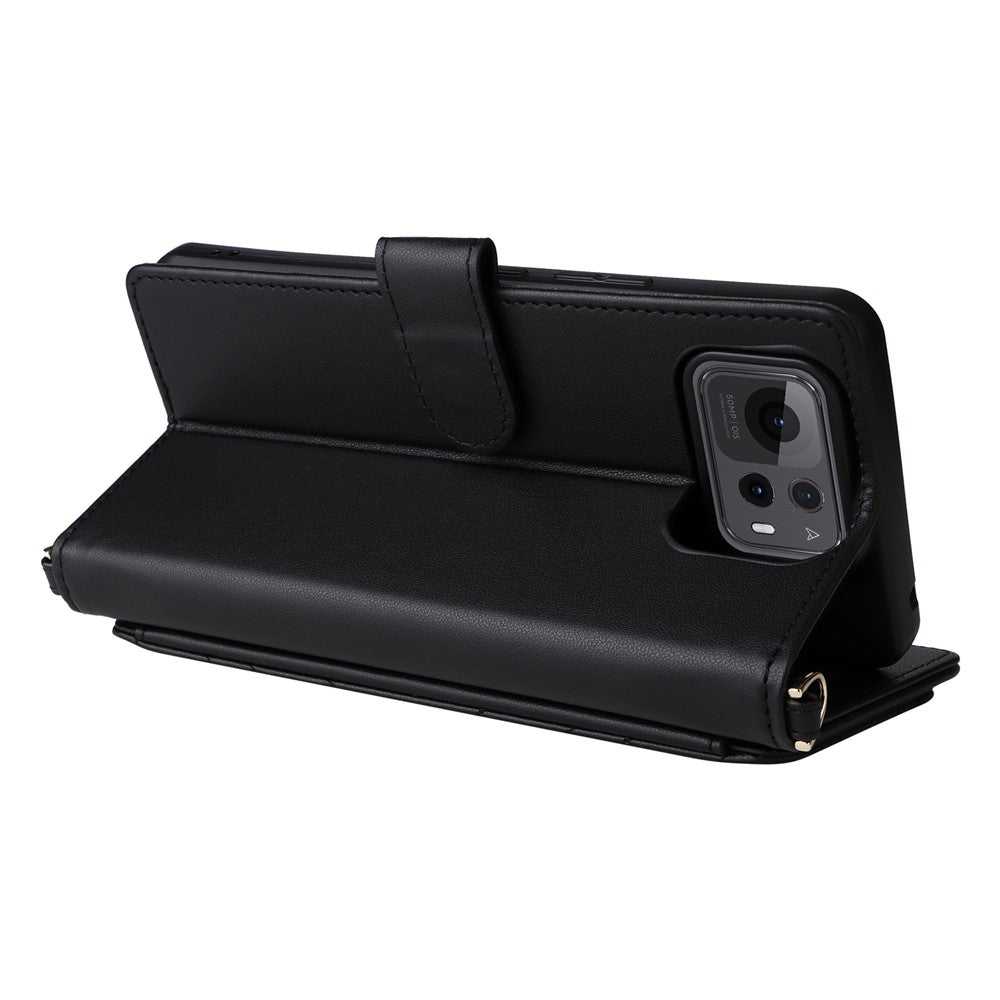 Til Asus Zenfone 12 Ultra 5G Pung-etui med Skulder-/Håndrem Læder Telefoncover Stand