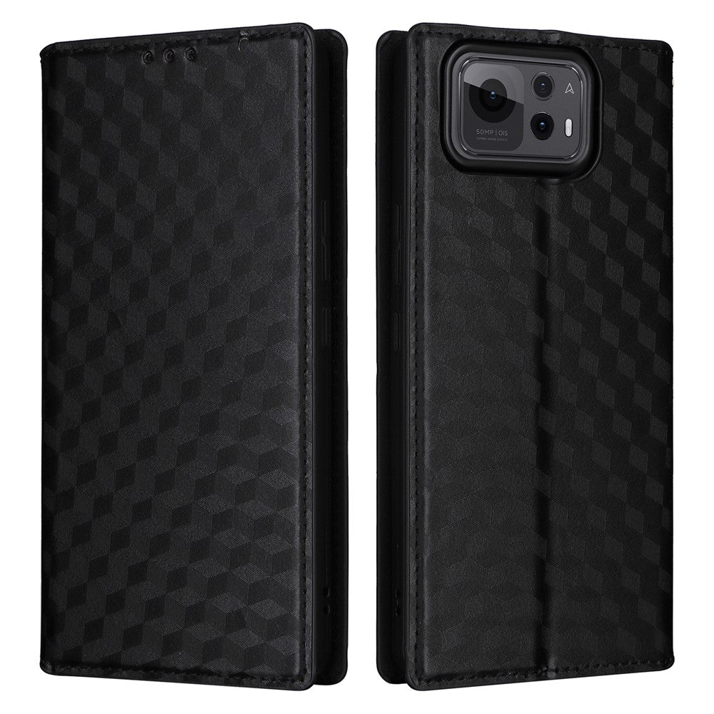For Asus Zenfone 12 Ultra 5G Case Wallet Rhombus Imprinted Leather Phone Cover