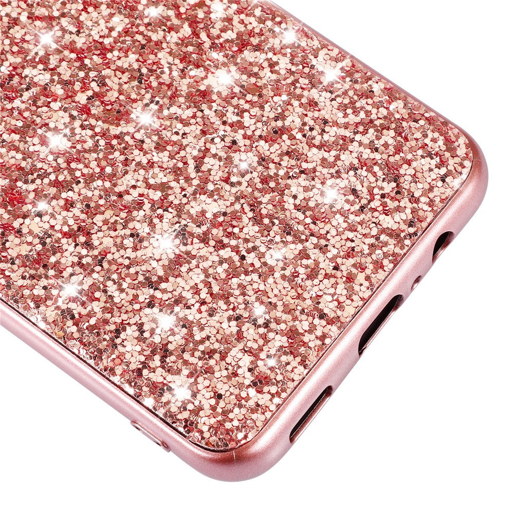 For Samsung Galaxy A26 5G Case TPU + PC Sparkling Glitter Phone Back Cover