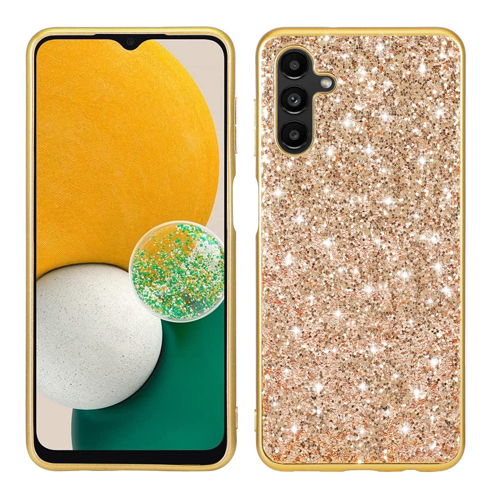 For Samsung Galaxy A26 5G Case TPU + PC Sparkling Glitter Phone Back Cover