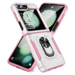 For Samsung Galaxy Z Flip7 FE 5G / Z Flip6 5G Case Military Grade Ring Kickstand PC + TPU Phone Cover