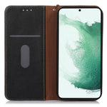 KHAZNEH For Xiaomi Poco X7 Pro 5G Case Wallet Genuine Cow Leather Phone Cover Nappa Texture