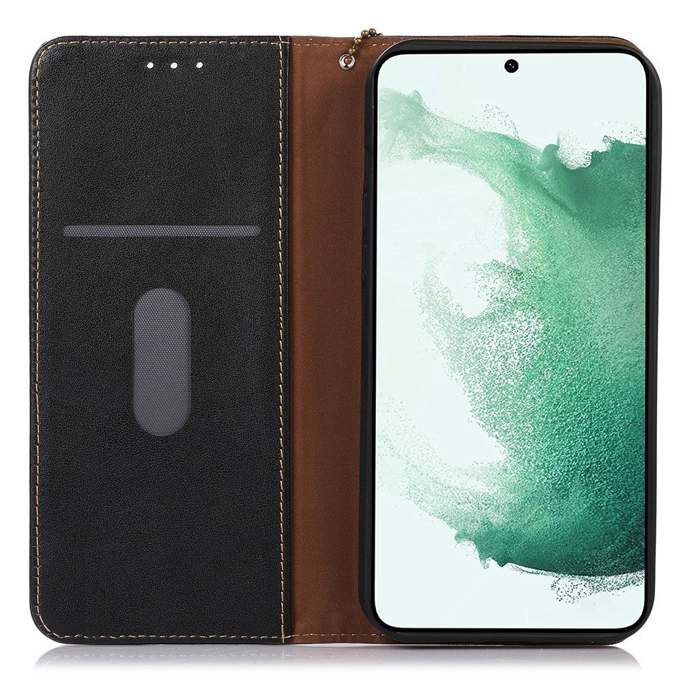 KHAZNEH For Xiaomi Poco X7 Pro 5G Case Wallet Genuine Cow Leather Phone Cover Nappa Texture