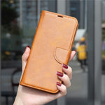 For Samsung Galaxy S25 Edge Case Shockproof PU Leather Cover with Wallet Card Slots