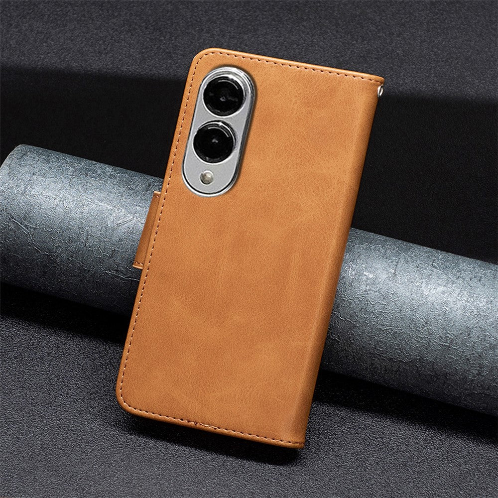 For Samsung Galaxy S25 Edge Case Shockproof PU Leather Cover with Wallet Card Slots