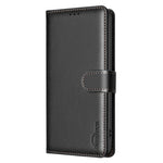 BINFEN COLOR BF32 For Samsung Galaxy S25 Edge Leather Case Wallet RFID Blocking Phone Cover