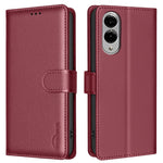 BINFEN COLOR BF32 For Samsung Galaxy S25 Edge Leather Case Wallet RFID Blocking Phone Cover
